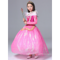 Crianças roupas de longo comprimento crianças princesa personagens de desenhos animados vestidos de festa trajes de teatro vestidos de manga cheia de rainha